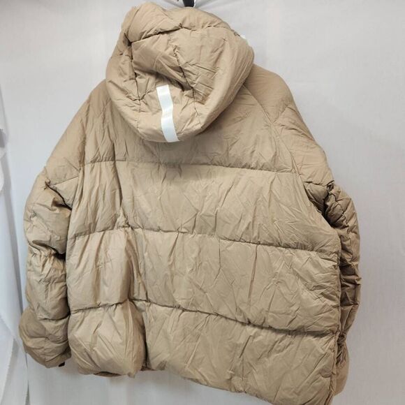 Idomosee Size XXL Women's Down Jacket - Winter Hooded Short Puffy Packable Jacke - Picture 4 of 12